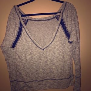 Vsx sport sweatshirt low v back